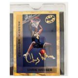 Chris Webber Top Guns Facsimile Signed Framed...