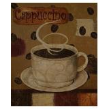 Cappuccino Cafe Art Print