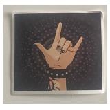 Rock on sticker