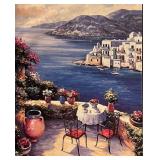 John Zaccheo Italian Seaside Art Print