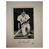 Dal Maxvill facsimile signed photo. 3x5 inches
