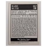 Babe Ruth Game of the Century Baseball Card
