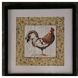 Folk Country Art Farmhouse Rooster Art Print