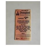 Disneyland park Vintageing ticket