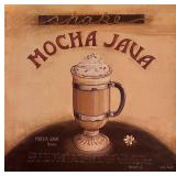 Mocha Java Cafe Art Print