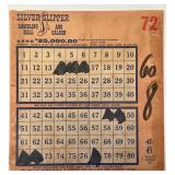 Silver Slipper Keno card