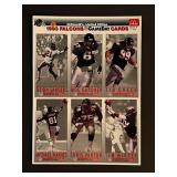 1993 Falcons Football Uncut Card Sheet