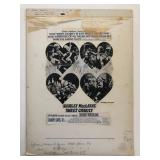 Sweet Charity Original Advertising Paste Up for...