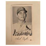 Chuck Taylor facsimile signed photo. 3x5 inches