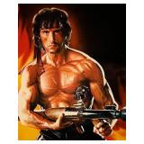 Rambo Sylvester 'Sly' Stallone Unsigned Photo