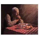 Richard Brooks Saying Grace Man Grandpa Praying...
