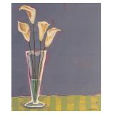 Calla Lilies Floral Art Print