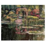 John Zaccheo Garden Pond Art Print