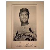 Dave Giusti facsimile signed photo. 3x5 inches