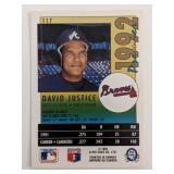 David Justice Braves Premier '92 O-Pee-Chee...