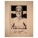 Billy Muffett facsimile signed photo. 3x5 inches