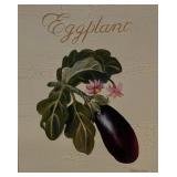 Vintage Eggplant Garden Art Print