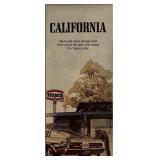 Texaco California road map. 18x24 inches
