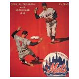 NY Mets 1968 Program. 8x11 inches