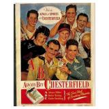 Reprint of 1947 Chesterfield Cigarette Ad with...