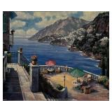 John Zaccheo Italian Seaside Art Print