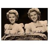 Lee and Lyn Wilde facsimile signed photo. 3x5...