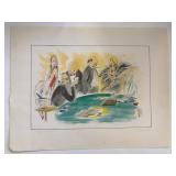 Piroska Kevesi Hand Signed Lithograph -...
