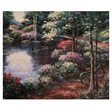 John Zaccheo Garden Pond Art Print