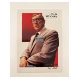 John Wooden Courtside Basketball Card