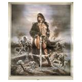 Royo Female Warrior poster