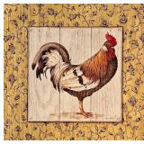 French Country Farmhouse Rooster Art Print