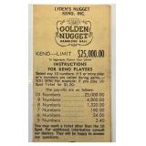 Golden Nugget pamphlet