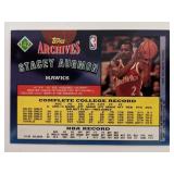 Stacey Augmon Hawks Topps Basketball Card