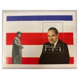 Bob Hope USO Grenada 1992 souvenir stamp