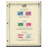 United Nations New York Stamps 1973