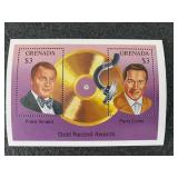 1993 Gold Record Awards souvenir stamp sheet