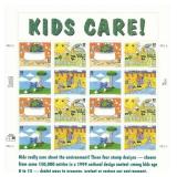 Kids Care Earth Day Stamps
