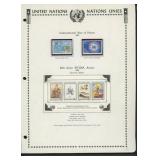 United Nations New York Stamps 1986