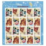 The Art of Disney Friendship stamp sheet  20 x...