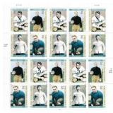 Early Football Heroes stamp sheet 20 x 37 cent...