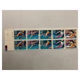 1992 USPS stamps issued for the Winter Olympics...