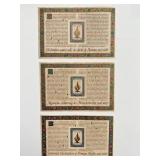 1988 United Nations set of 3 stamps
