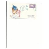 Camp Grant, ILL - Patriotic First Day Cover - 1941