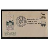 Pasadena Centennial First Day Cover