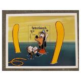 1979 Goofy souvenir stamp sheet from the Turks...