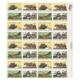 Exotic Wildlife US Stamp sheet