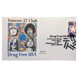 Forever 27 Club Drug Free USA First Day Cover -...