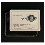 Franklin Mint Sterling Silver 1982 Official...