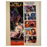 Genesis Evangelion 10th anniversary stamp sheet...