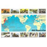 1945 WWII Victory At Last Stamps